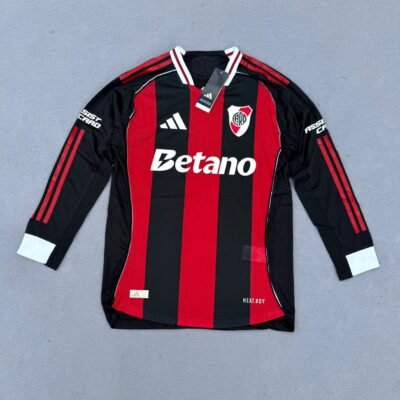 Camiseta River Versión Jugador manga larga negra